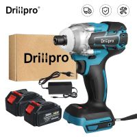 Drillpro 388VF Brushless ไขควงไฟฟ้า1/4นิ้วเครื่องมือไฟฟ้าสว่านไร้สายไดร์เวอร์ + ไฟ LED สำหรับ Makita 18โวลต์แบตเตอรี่