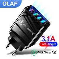 [BZhang] 4พอร์ต48วัตต์ชาร์จ USB QC 3.0อย่างรวดเร็วชาร์จค่าเร็ว3.0สำหรับ iPhone Xiaomi ซัมซุงแท็บเล็ตชาร์จโทรศัพท์มือถือผนังอะแดปเตอร์