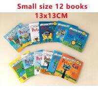 หนังสือขนาดเล็ก12เล่มขนาดเล็ก12เล่มหนังสือ12เล่ม/ชุดหนังสือภาพ Pete The Cat อ่านได้สำหรับเด็กหนังสือนิทานภาษาอังกฤษที่มีชื่อเสียงชุดหนังสือเด็กเด็กทารกหนังสือก่อนนอนเด็ก