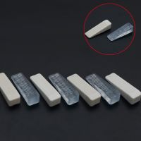 64*18*14mm Rubber Door Stop Stoppers Block Wedge Doorstops Clear White Door Stopper Home Office Usage Decorative Door Stops