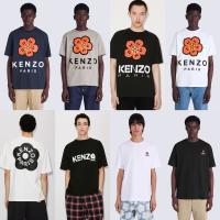 ► KenzoPM2.5 Kenzo Takada Kenzo 23เสื้อยืดผ้าฝ้ายพิมพ์ลายหัวเสือดอกไม้ประดับตกแต่งบ้านผู้ชายและผู้หญิง