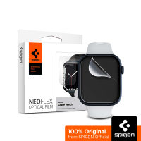 SPIGEN 3pcs Screen Protector for 45/44mm Apple Watch 8/7/SE/6/5/4 [Neo Flex] Edge-to-Edge Coverage Flexible Film and Full Cover for Curved Screens / Apple Watch 8, 7 Screen Protector / 45mm Apple Watch Screen Protector / 44mm Apple Watch Protector