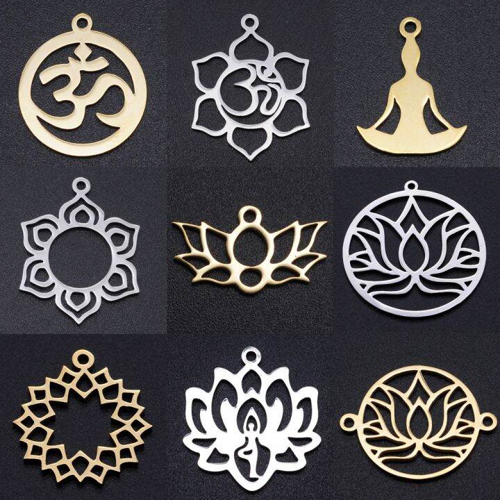 5pcs-lot-flower-of-life-diy-charms-pendants-wholesale-316-stainless-steel-yoga-lotus-connectors-om-hand-jewelry-pendant