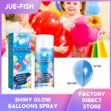 Balloon Shiny Spray 100ml Colorful High Gloss Prevent Oxidation