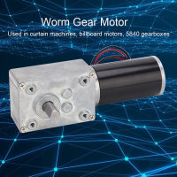 【คลังสินค้าพร้อม】Gear Motor Worm Gear Speed Reducer แปรงแม่เหล็กถาวร DC Motors 5840GW 31Mm