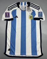 เสื้อบอล เพลเย่อ ทีมชาติ อาเจนติน่า เหย้า 2022 Player Argentina Home อาร์ม ฟุตบอลโลก World Cup 2022 ผ้าทอเกรดดีที่สุด