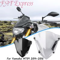 For Yamaha MT09 Wind Deflector 2014 2015 2016 MT09 For MT 09 mt09 Front Windshield Deflector Motorcycle Windscreen Accessories