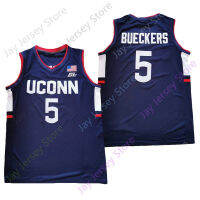 2021ใหม่ NCAA คอนเนตทิคัต UConn Huskies บาสเกตบอลย์5 Paige Bueckers วิทยาลัยกองทัพเรือขนาดเยาวชนผู้ใหญ่