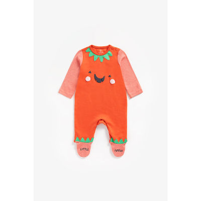 ชุดเต็มตัวเด็กทารก Mothercare halloween pumpkin all in one ZA110