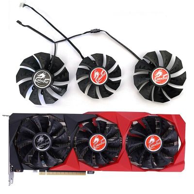 3pcs 75Mm 85Mm RTX3060 GPU Fan for Colorful RTX3060 Geforce RTX 3090 3080 Ti RTX3070 RTX 3060 Ti Graphics Card Fan