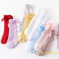 WHISPERS-Baby Girl´s Socks Breathable Comfortable Infant Stockings with Bowknot