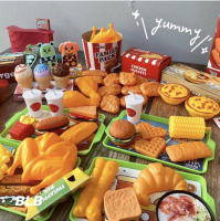 ชุดของเล่นอาหารฟาสต์ฟู้ด Fast Food Toy #พร้อมส่งในไทย