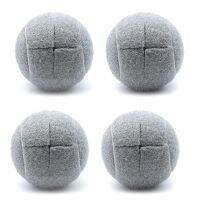 4 PCS Precut Walker Tennis Ball for Furniture Legs and Floor Protection, Heavy Duty Long Lasting Felt Pad Covering,Grey