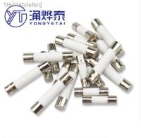 ☼☈✜ YYT 10PCS Ceramic fuse 5x20 250V fast break F1A/2A/3A/4A/5A/6.3A/8A/10A/15A/20A