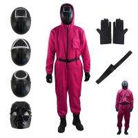 【JH】 Squid Game Guard Jumpsuit Costume Kids And Adult Cheap Men