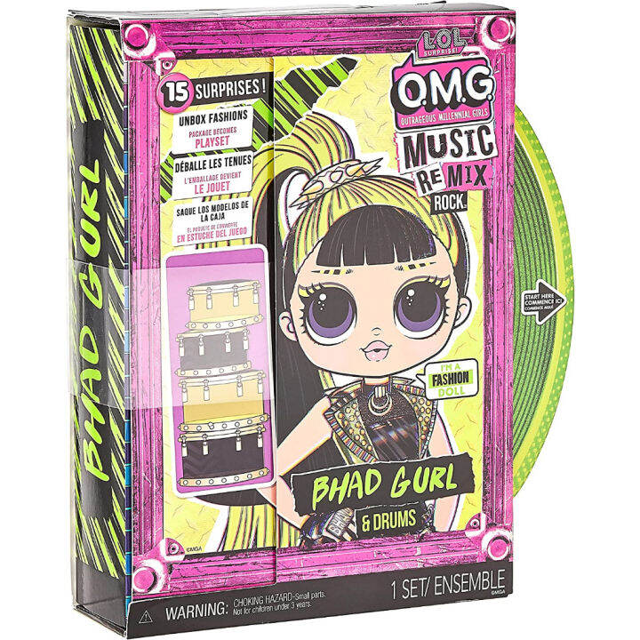 Lol Surprise Omg Remix Rock Bhad Gurl Fashion Doll With 15 Surprises Lazada Ph 7003