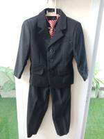 ชุดสูทเด็ก ชุด 5 ชิ้น สีดำ / Kids Formal Black Suit (5 Pcs.)