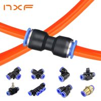 Pneumatic Fitting quick couplings for hoses Plastic Joint Compressor Push-in Quick Release Pipe for 4mm 6mm 8mm 10mm 12mm Pu Py Pipe Fittings Accessor