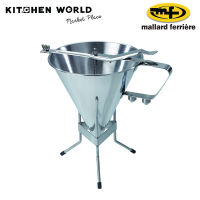 MF 00210 Piston Funnel 1.9 L+Pied Fil Inox / ที่หยอดแป้ง