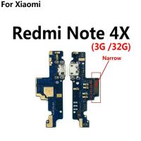 ไมโครโฟน USB ชาร์จพอร์ตตัวเชื่อมต่อสายแผงวงจรเคเบิลแบบยืดหยุ่นสำหรับ Xiaomi Redmi Note 4 4x 4Xpro อะไหล่ทั่วโลก