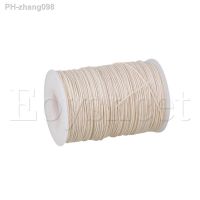 White Round Natural Hemp Waxed Wax String Thread 0.7mm Round Craft