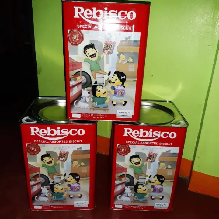 Rebisco Special Assorted Biscuit in Tin Can 2kg Biscuits assorted timba ...