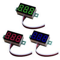 2 Wires 0.36 inch LED Digital Display Panel Voltmeter for Motorcycle Car Volt Tester Detector Voltage Meter Gauge