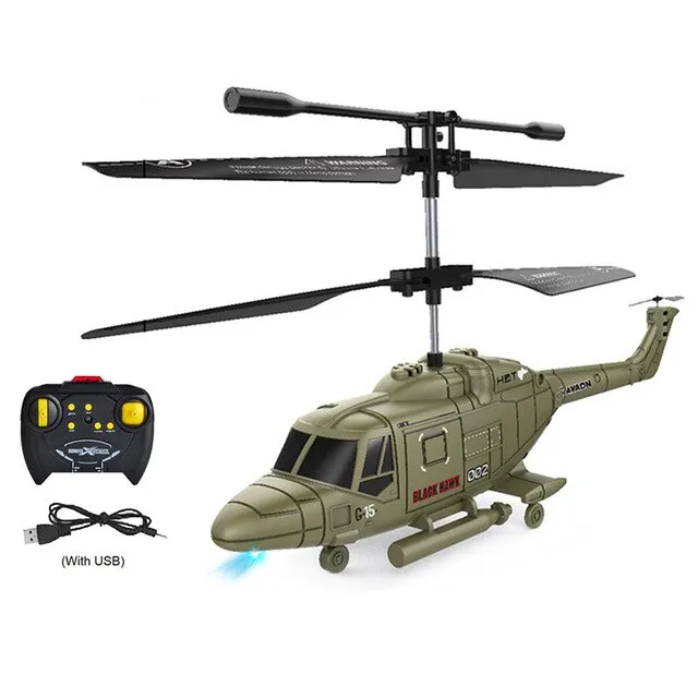 RC Helicopter Military Fight Super Cool 3.5CH Remote Control War Aircraft Model RC Drone US