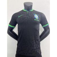 2022 2023 ล่าสุด เสื้อกีฬาแขนสั้น ลายทีมชาติฟุตบอล Brazil 22-23 ชุดเยือน เกรด AAA สีเข้ม ไซซ์ S-XXL สําหรับผู้ชาย