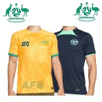 shot goods Top Quality 2022 Australia World Cup FIFA Jersey Home Away Jersey Soccer Football Jersey Men T-shirt Fan Version