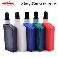 Rotring Drawing ink 23ml Isograph drawing pen ink black/blue/red/green/white 1 piece Highlighters Markers