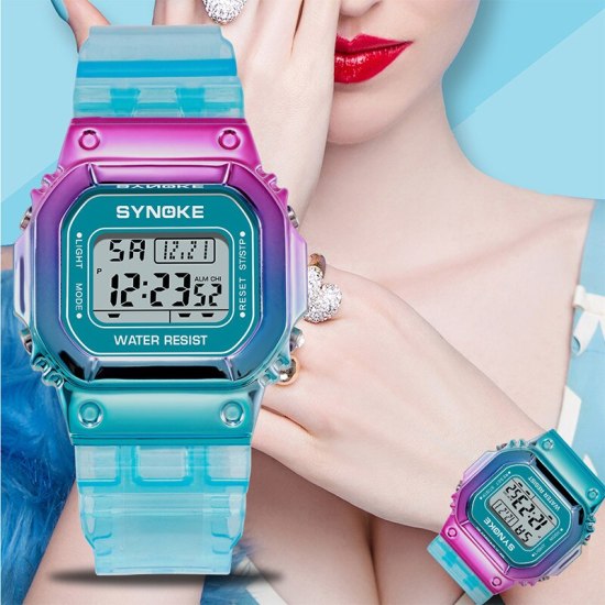 Hcmhot trend đồng hồ nữ thể thao synoke trẻ trung cá tính chống nước rất - ảnh sản phẩm 1