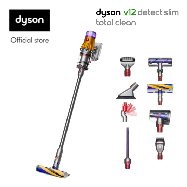[Trả góp 0% - Miễn phí vận chuyển] Máy hút bụi Dyson V12 Detect Slim Total Clean- Từ Dyson Việt Nam - Bảo hành 24 tháng