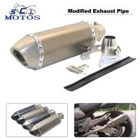 Sclmotos- Modified Yoshimura Motorcycle Exhaust Muffler Pipe Escape Moto Scooter ATV Dit Pit Bike For Yamaha NMAX ER6N NINJA YZF