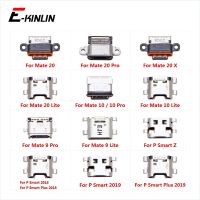 ปลั๊กชาร์จชาร์จ Type-C แท่นเชื่อมต่อแจ็ค Micro USB พอร์ตซ็อกเก็ตสําหรับ HuaWei Mate 20 X 10 9 Lite Pro P Smart Z Plus 2019