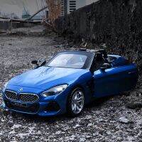 รถโมเดลรถโลหะผสมรถคูเป้ M40i Z4 BMW ของสะสมของเล่นโลหะหล่อจากโลหะของเล่นจำลองรถสปอร์ตของสะสมเสียงและแสงของขวัญสำหรับเด็ก