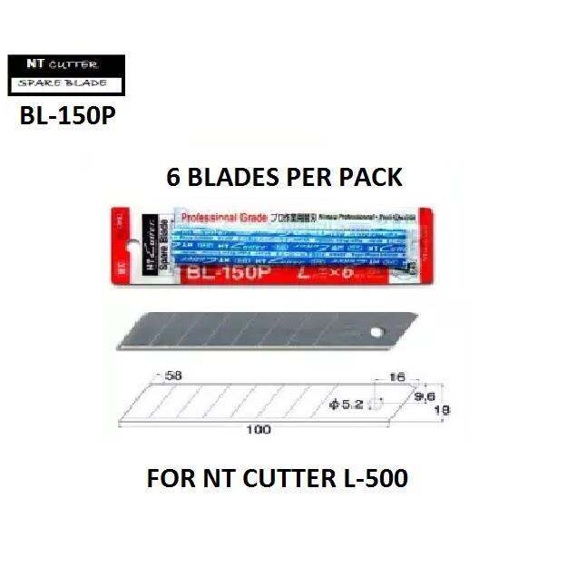 Ins NT CUTTER BLADE BL150P BIG (6'S BLADES) Lazada PH