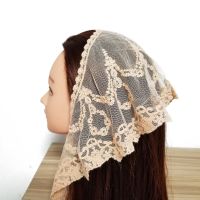 【YF】 Women Lace Head Scarf Soft Light Small Bandana Fashion Bandeau Headband Neckwear HOT