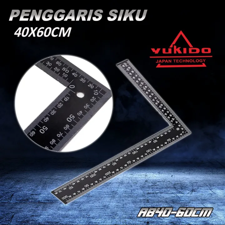 New Promo Penggaris In Siku Baja X Cm Tukang Carpenter