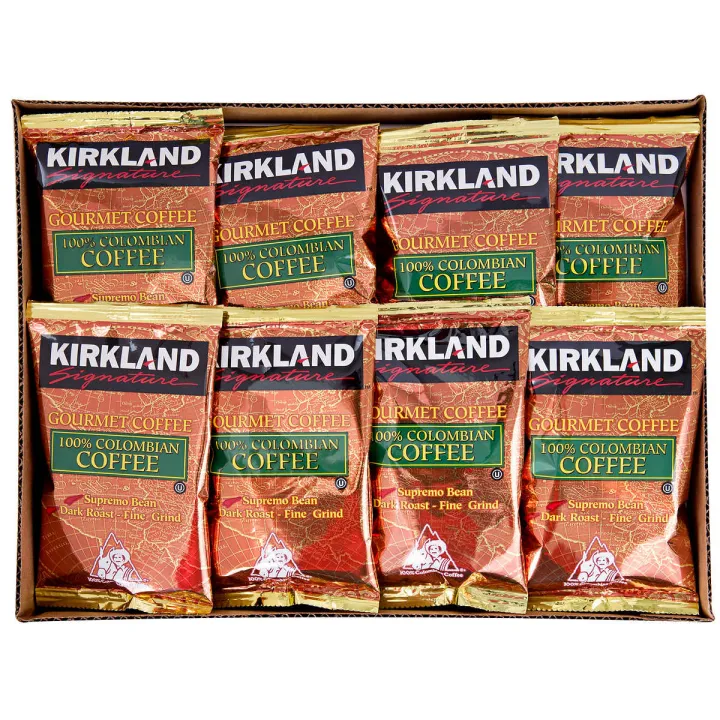 Kirkland Signature 100 Colombian Coffee, Dark Roast, 1.75 oz