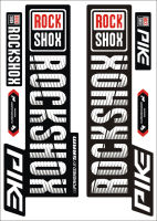 (Wellsunny6) ตะเกียบจักรยานสติกเกอร์สำหรับ ROCKSHOX หอกจักรยานเสือภูเขากันน้ำสติ๊กเกอร์ DIY โช๊คจักรยานล้อสติกเกอร์ป้องกัน