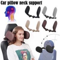 Car Neck Headrest Pillow Cushion Car Seat Memory Foam Pad Sleep Side Head Telescopic Support on Cervical Spine for Adults C N8J6