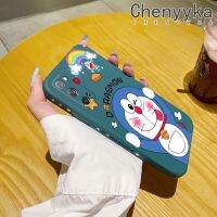 Chenyyyka เคสโทรศัพท์ปลอกสำหรับ Samsung S20 FE 4G S20 FE 5G แฟชั่นลายโดราเอมอนสร้างสรรค์ดีไซน์ใหม่บางเคสป้องกันขอบสี่เหลี่ยมเคสนิ่มเคสปลอกซิลิโคนเคสกันกระแทก