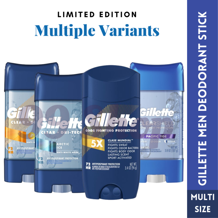 Gillette Antiperspirant Deodorant for Men, Clear Gel / Invisible Solid