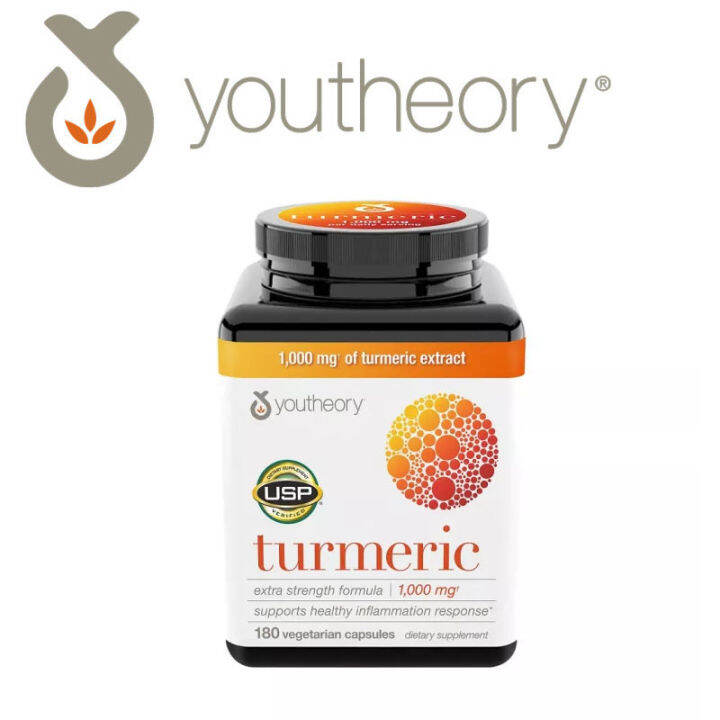 Youtheory Turmeric 1000mg Extra Strength Formula 180 Capsules Lazada PH