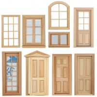 1PC Doll House Window Wooden Frame Glass Plate 1/12 DollHouse Miniature Furniture 5 Styles DIY Accessories Kids Gift Toys Vacuum Cleaners Accessories