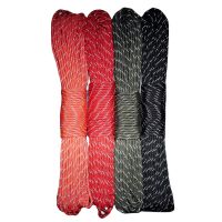 1pcs Reflective Paracord Rope Dia.4mm for Survival Parachute Cord Lanyard Camping Climbing Camping Rope Hiking