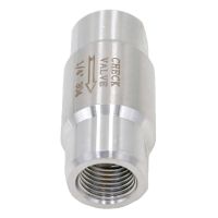 1/4" BSP Female 304 Stainless Steel Non-return Inline Spring Valve One way Check Valve 64 bar