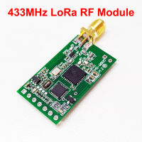 2ชิ้น LoRa โมดูลไร้สาย433เมกะเฮิร์ตซ์ส่งสัญญาณ RF และตัวรับสัญญาณไร้สายระยะไกลใสส่ง RS232 RS485 TTL