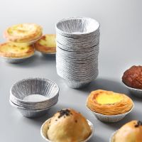 [COD] Disposable tin foil egg tart with yolk crisp cake hair bowl cup home baking mold